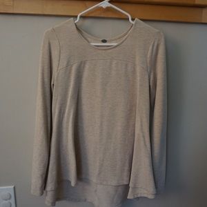 Long Sleeve Tan Shirt